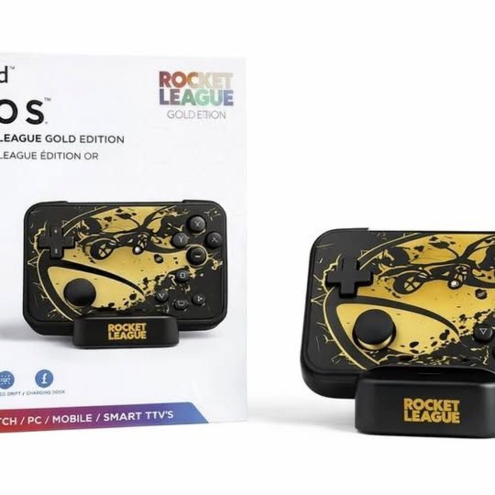 CRKD NEO S Wireless Controller Rocket League Gold Edition w/ Charging Dock NEW